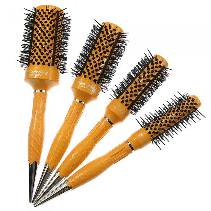 Ceramic Roller Nylon Bristle Hair Brush CR0135