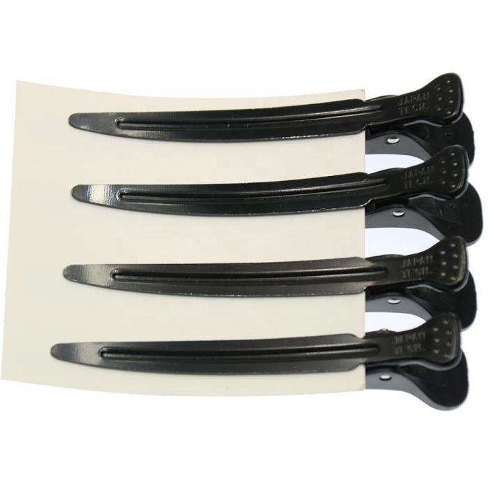 Best Selling Carbon Fiber Section Salon Silicone 5 hole Hair Clip Hair Tools Wholesale