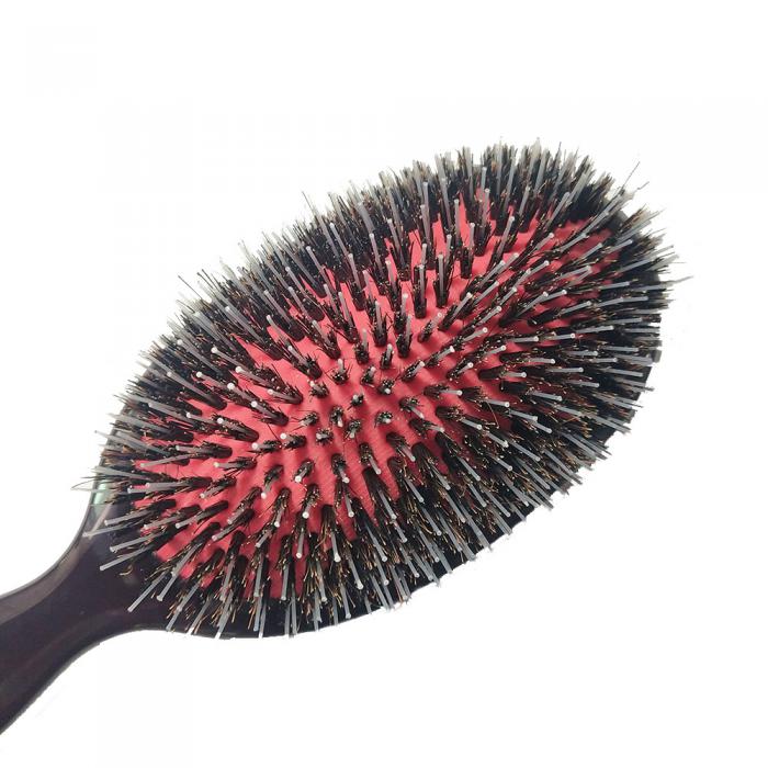 Hair Salon Tools OEM Nylon Boar Bristle Air Cushion Paddle Detangled Plastic Hair Brush
