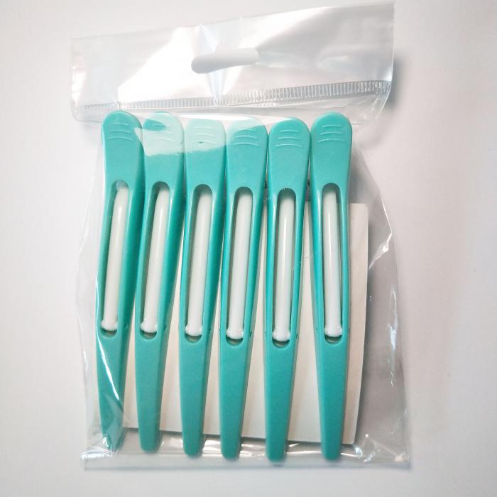 Best sale salon hair accessories professional wholesale custom fashion plastic alligator hair clips