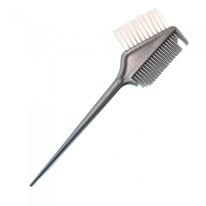 Professional salon color mixing tool hair dying brush with comb double side of hair color brush