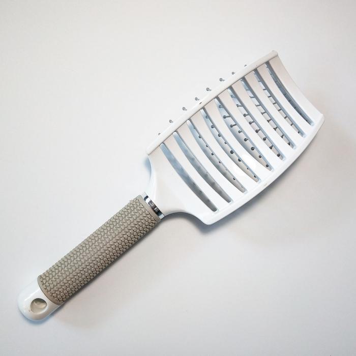 Private label rubber handle nylon needles vent hair brush styling hair brush manufacture