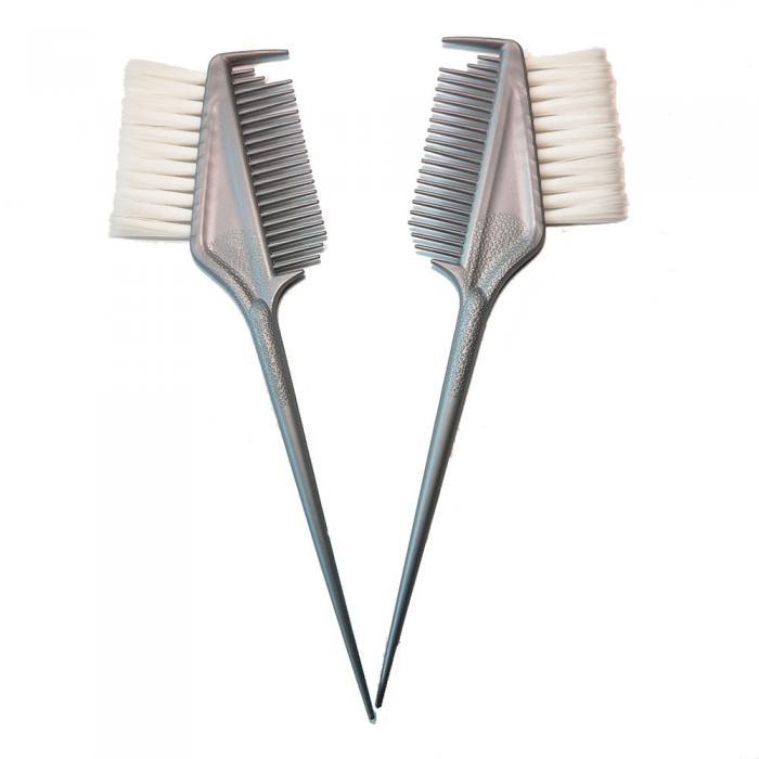 Professional salon color mixing tool hair dying brush with comb double side of hair color brush Professional salon color mixing tool hair dying brush with comb double side of hair color brush