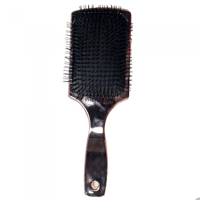 High Quality private logo Air Cushion Wet Hair Custom rectangular Steel Paddle Hair Brush