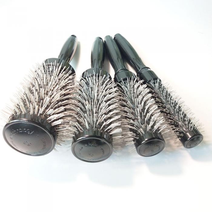 Professional Salon Tools Heat Resistant Ionic Round Barrel Ceramic Hair Brush