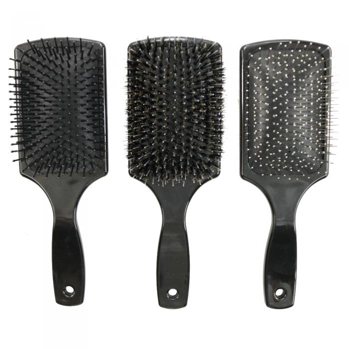Hot sale private logo Air Cushion hair comb brush rectangular Natural Paddle Hair Brush