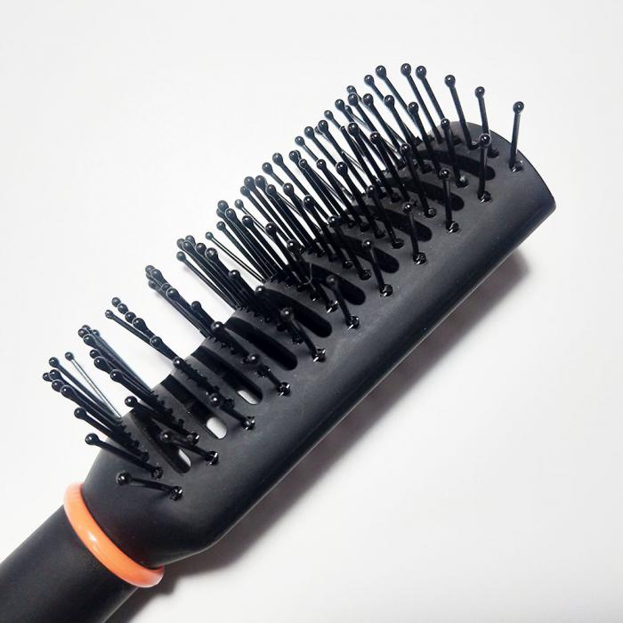 Professional high quality  hair tools plastic 11 rows detangling hair brush