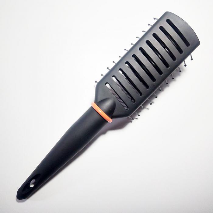 Professional high quality  hair tools plastic 11 rows detangling hair brush