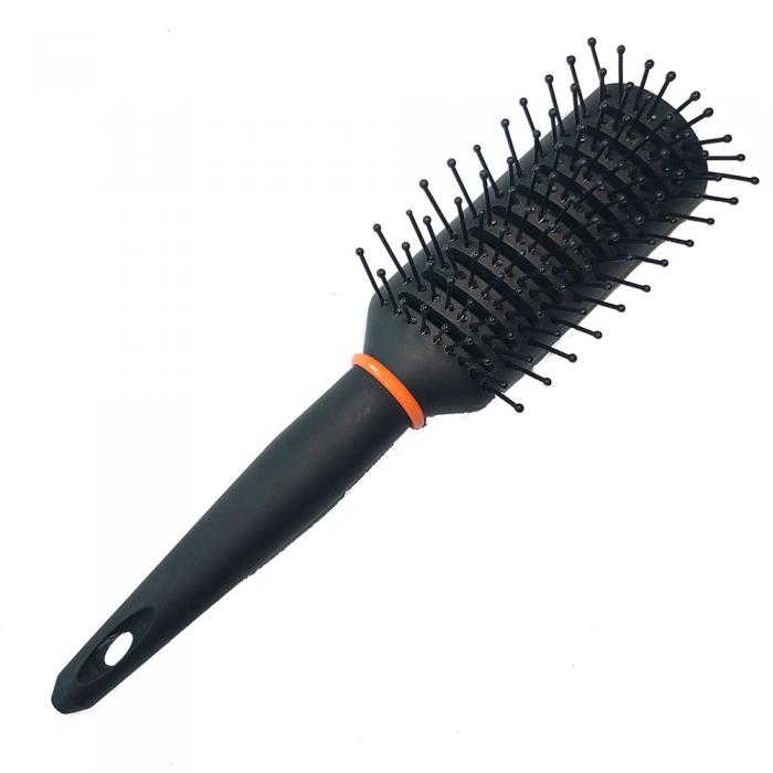 Professional high quality  hair tools plastic 11 rows detangling hair brush