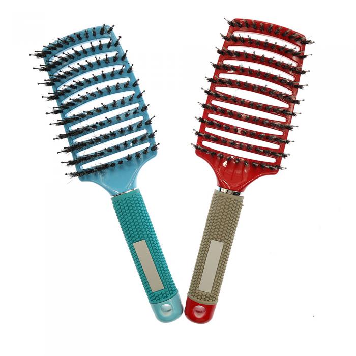 High Quality new handle Barber Shop Supplies Boar Bristle Detangling Vent hairbrush