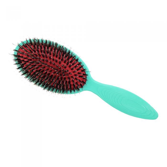 Colorful Different Pin detangling hair Brush Rubber Finished Cushion Brushes Wholesale