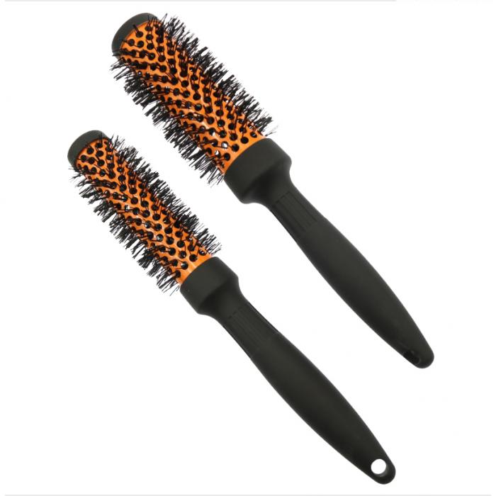 Hot Sale Nano Thermal Ceramic Hair brush Ionic Round Hair Brush with very small size