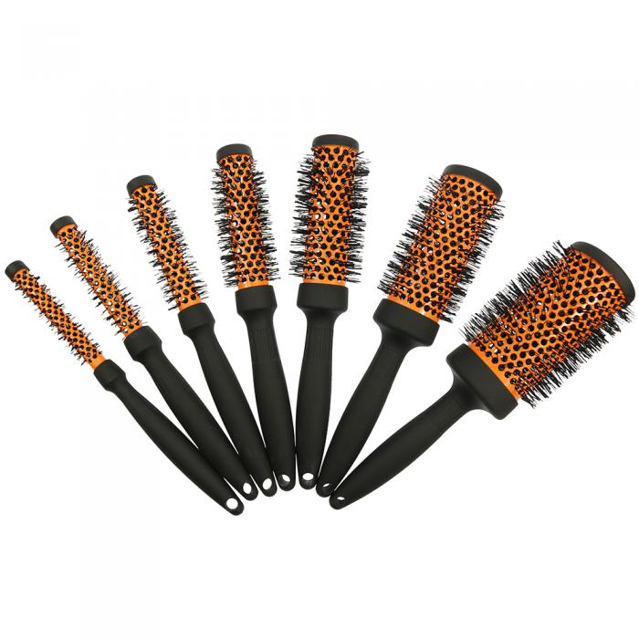 Hot Sale Nano Thermal Ceramic Hair brush Ionic Round Hair Brush with very small size