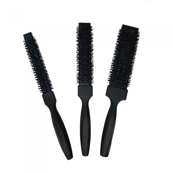 2019 New Professional Salon Tool 165mm Longer Barrel Square Ceramic Ionic Curling Hair Brush