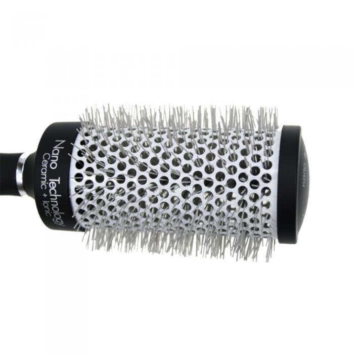 Professional salon hairstyling tools nylon bristle pin ceramic round ionic hair brush