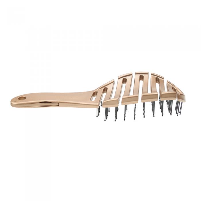 Beauty Tools Ribs Straight Hair Comb Bendable Nylon Vent hair brush For sale