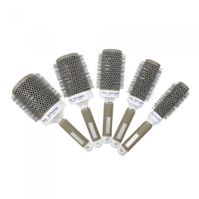 Hot Sale Professional  Salon Heat Resistant Hair Brushes Ionic Ceramic Hair Tools Set