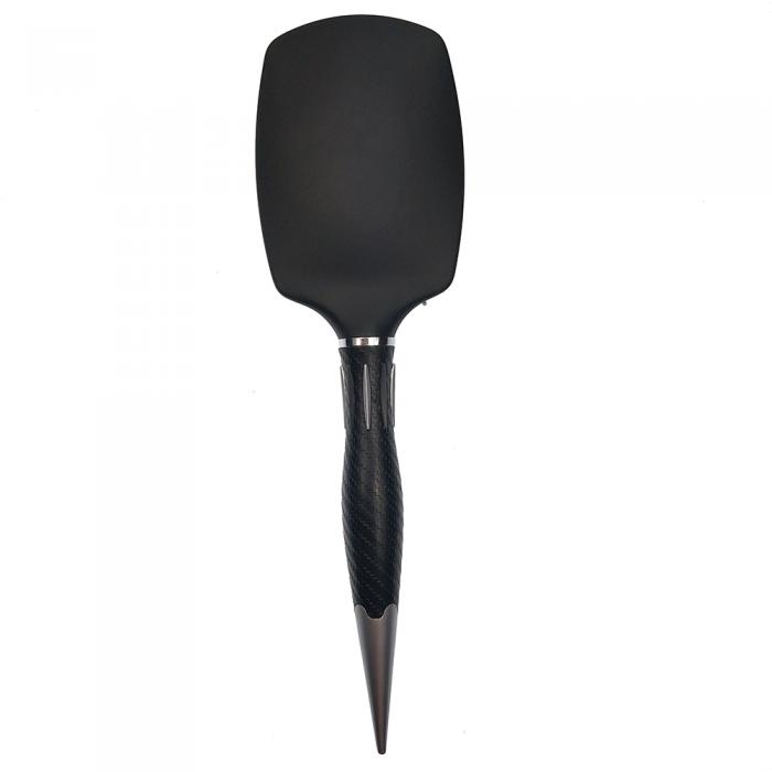 Customized salon square paddle and air cushion ionic nylon hair massage brush OEM