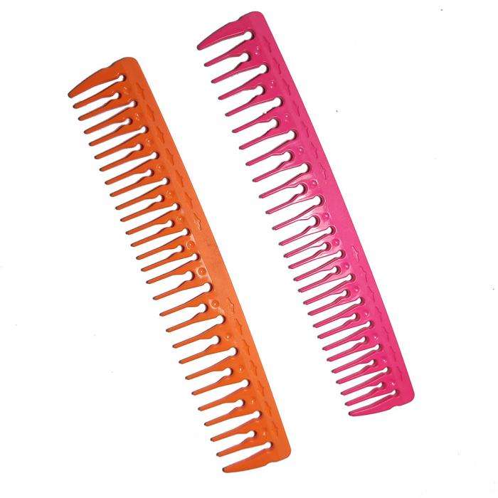 Popular electroplating cutting hair comb wholesale, customize salon barber hair comb