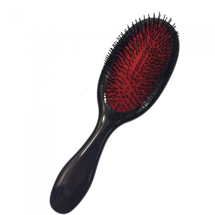 High Quality Small Size Paddle Cushion Nylon Bristle PU black Hair Brushes High Quality Small Size Paddle Cushion Nylon Bristle PU black Hair Brushes