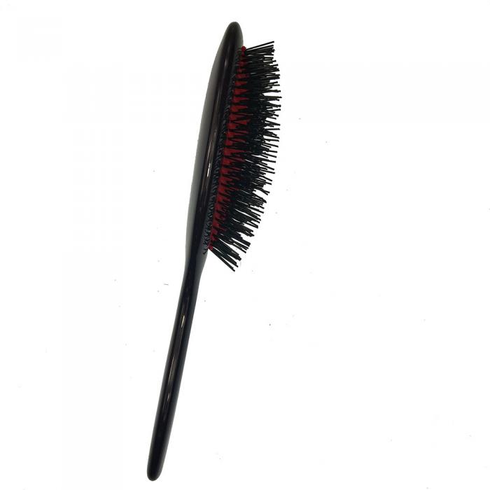 High Quality Small Size Paddle Cushion Nylon Bristle PU black Hair Brushes
