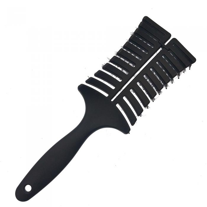 New Design Hair Tools Detangling Vent Brush Boar Black HairBrushes for sale