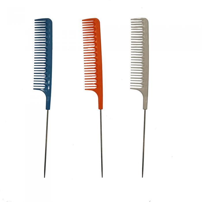 New Arrival Carbon  Hair Comb  Salon Supply Hair Cutting Comb With Steel Tail