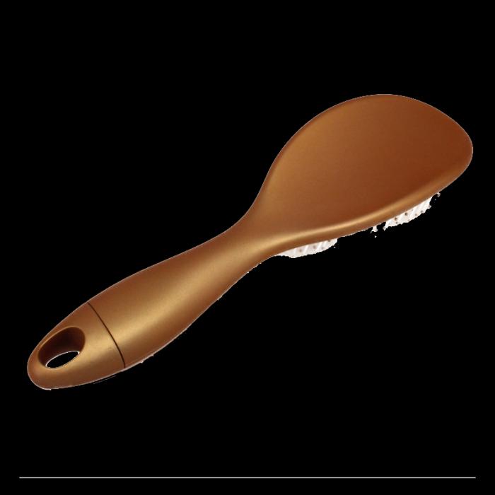 Gold Color Oval detangler Hair Combs Nylon Pin Detangling hair brush