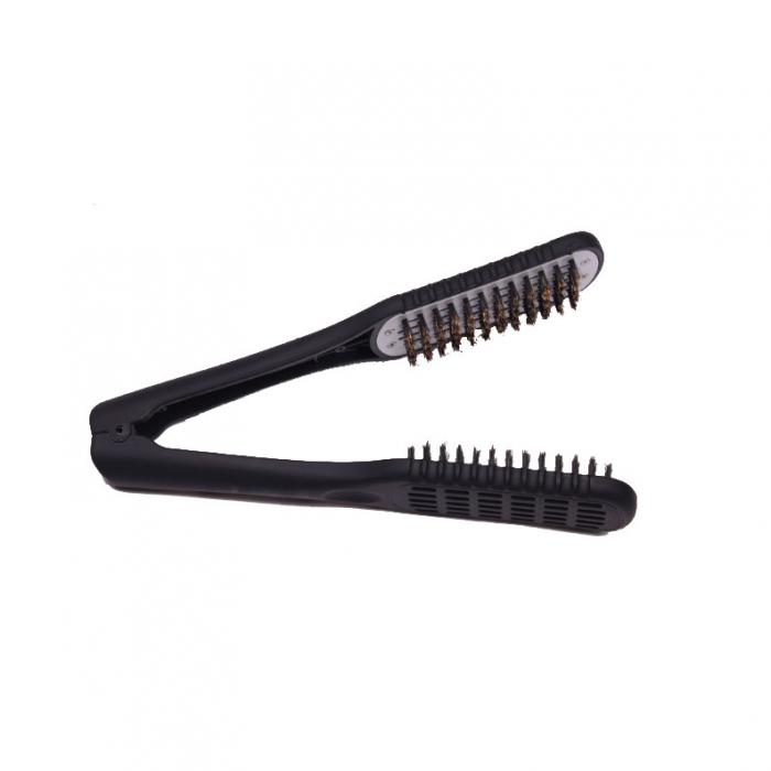 Professional Salon Tools boar bristle static straightener hair brush without electricity