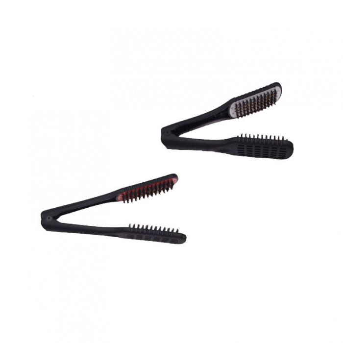 Professional Salon Tools boar bristle static straightener hair brush without electricity