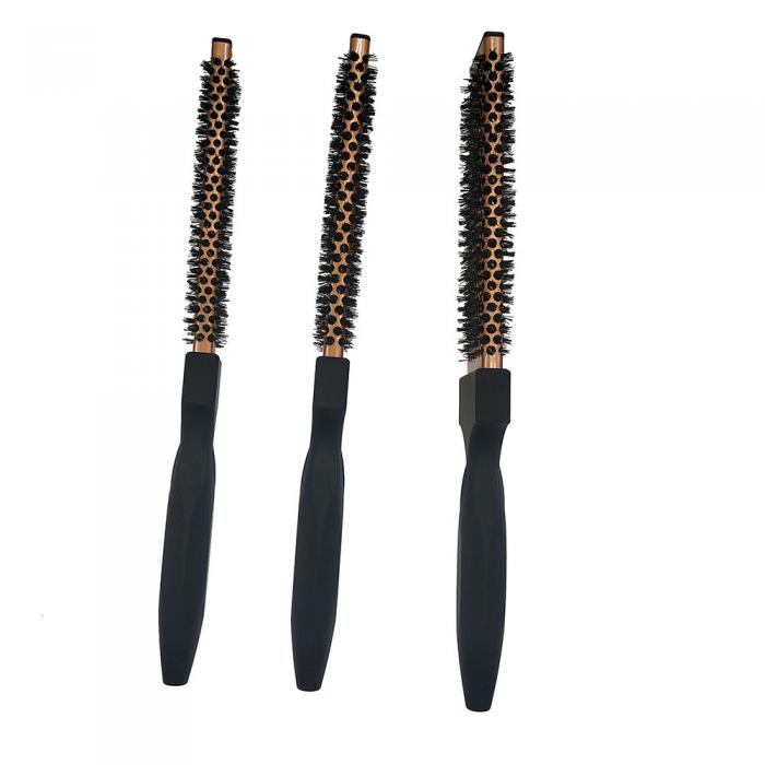 Professional Salon Hairstyling Tools Square Ceramic Ionic Oval Shape Curling Hair Brush