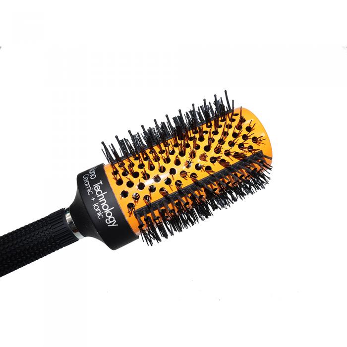 Factory Wholesale Silicon Round Hair Brush Nylon Curly HairdressingTools Round Brush
