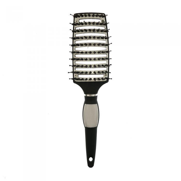 Anti-static Heat-resistant Curved Vent Boar Bristle detangling hair brush Massage Combs