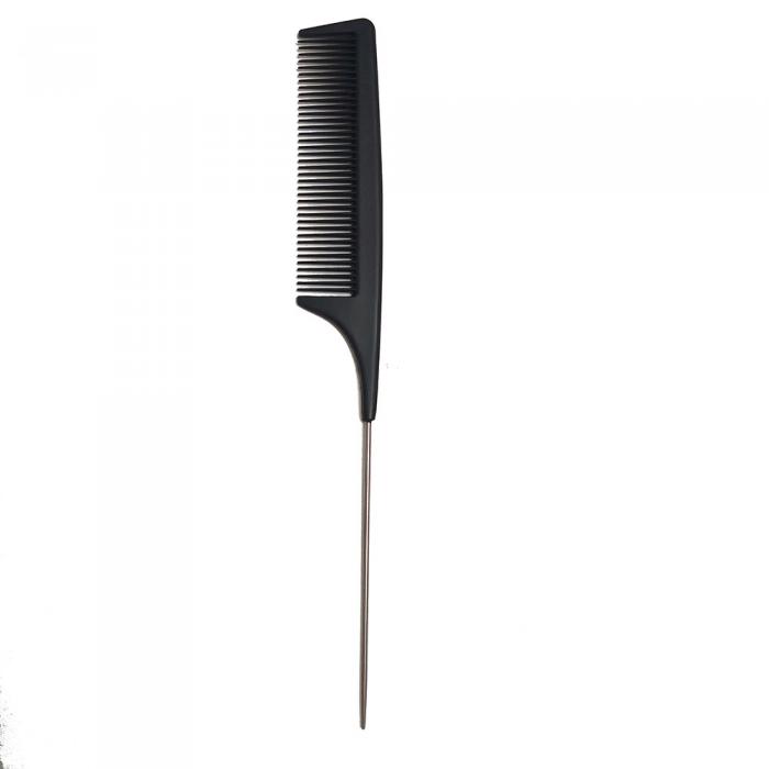 Wholesale Hair Tools Styling Plastic and Metal Pin Rat Tail Carbon Hair Combs with Logo