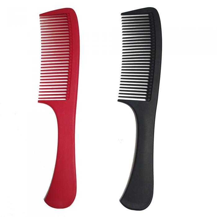 Home Use Carbon Wide Tooth Detangling Hair Comb Cheap Personalized Flat Styling Combs