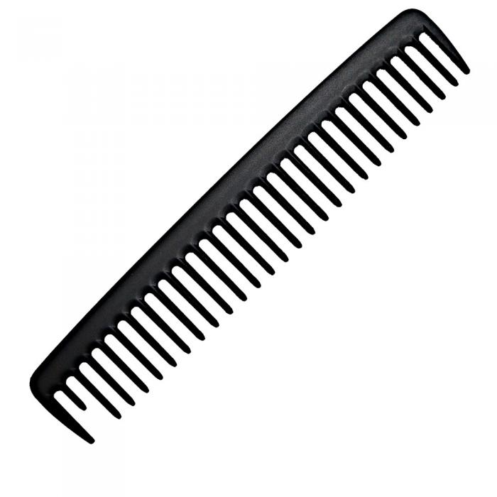 High Quality Black Carbon Durable Anti-Static Hair Comb Professional Salon Wide Tooth Combs