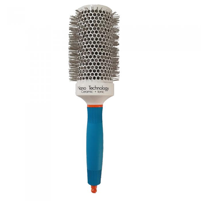 Best Selling Hair Product Blue Handle Roller Ionic Round Hair Brush For Hair Box