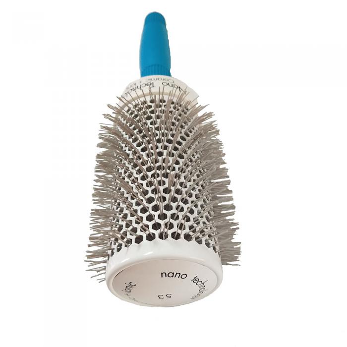 Best Selling Hair Product Blue Handle Roller Ionic Round Hair Brush For Hair Box