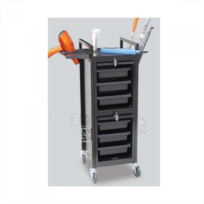 Locable Salon Hairdresser Storage Tools Trolley Beauty Barber Hair Drawers Spa Cart