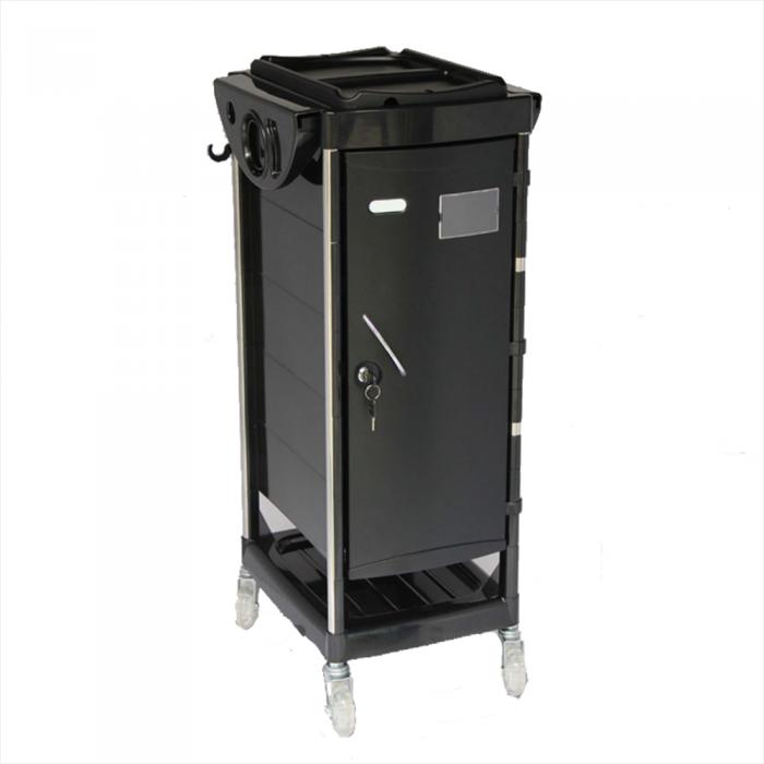 High Quality Barber Salon Cart Black Trolley Hairdressing Salon Trolleys For Sale