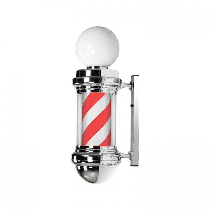 Stylish Salon barber shop sign pole gold pole with led light